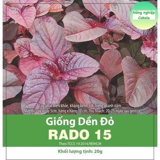 Hạt Giống Rau Dền Đỏ Cao Sản, Dễ Trồng Gói 20gr