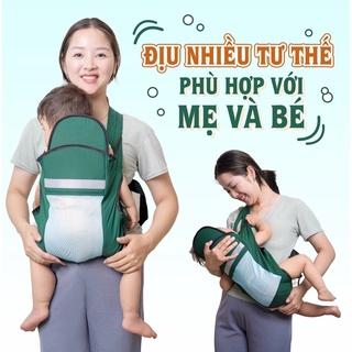 Đai Địu Em Bé Sơ Sinh 0-36 Tháng Đi Xe Máy Có Đỡ Cổ ROYAL