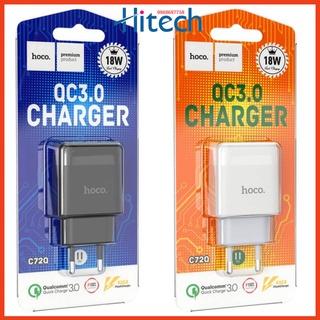 CỦ SẠC NHANH HOCO C72Q DÒNG QC3.0/18W SẠC FULL IPHONE, IPAD, ANDROID - Bảo thành 06 tháng