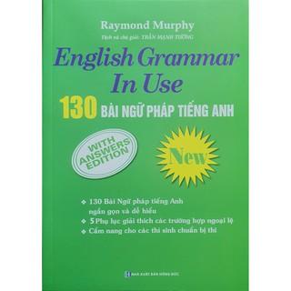 [Mã LIFEMC11SA -10% đơn 99K] Sách 130 Bài Ngữ Pháp Tiếng Anh English Grammar In Use ( Đen Trằng )