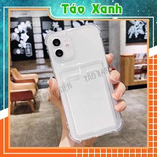 Ốp Lưng Iphone Dẻo Trong Suốt Chống Sốc Kèm Ví