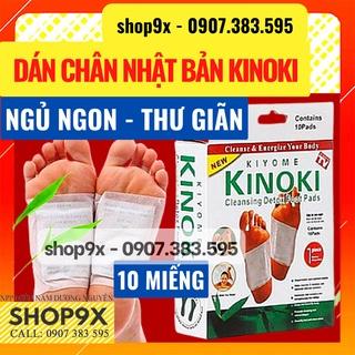 [Bạn mới nhập COSHBM -50% đơn 0Đ] 10 Miếng Dán Chân Thải Độc Nhật Bản Kinoki Detox Foot Patch