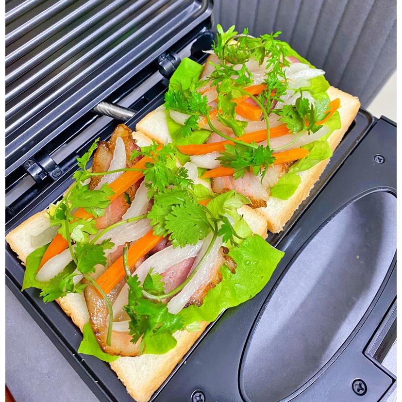 Làm sao để làm bánh mì nướng cực ngon với máy kẹp nướng bánh mì?