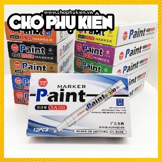 Combo 1 Hộp bút sơn Repaint 12 chiếc (tẩy trắng, phục hồi giày, che vết nứt, vết ố đế giày)