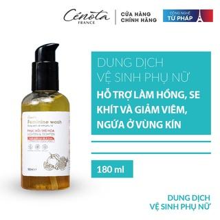 Dung dịch vệ sinh phụ nữ Cénota 180ml, dung dịch vệ sinh làm hồng mịn se khít vùng kín