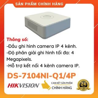 Đầu ghi hình camera IP 4 kênh HIKVISION DS-7104NI-Q1/4P