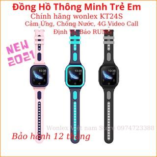 Đồng Hồ Thông Minh Trẻ Em Chống Nước Chính Hãng Wonlex KT24S, VIDEO CALL, Có Gắn SIM Nghe Gọi, Định Vị, Cảm Ứng Giá Rẻ