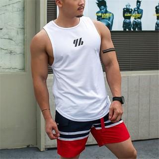 Áo ba lỗ tập gym, áo tank top 3G chơi thể thao chất vải thun lưới thoáng mát