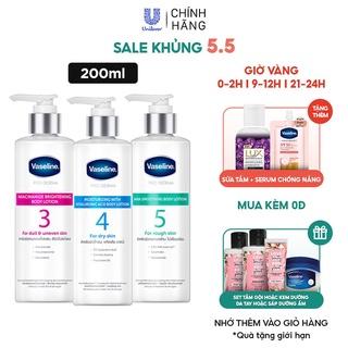 Dưỡng thể hoạt tính Vaseline dưỡng da sáng ẩm căng mịn với hoạt chất tối ưu 250ml