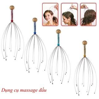 Dụng cụ Massage đầu – Cây gãi đầu – Chất liệu Inox cao cấp – Thiết kế đầu tua matxa thư giản – Ngăn rụng tóc