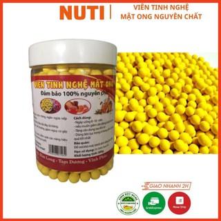 Tinh bột nghệ viên mật ong rừng 500g, nghệ viên mật ong nguyên chất, hàng loại 1, hàm lượng curcumin cao, đảm bảo VSATTP