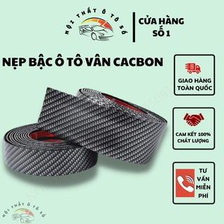 Miếng dán chống xước mạ vân cacbon cao cấp - Nẹp cacbon dán chống xước Ô Tô