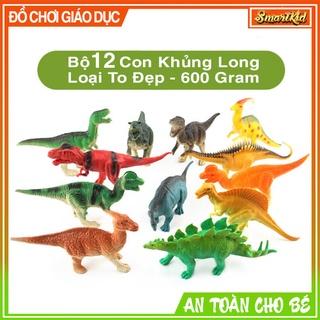 Đồ Chơi Mô Hình 12 Con Khủng Long Loại To Đẹp Cho Bé