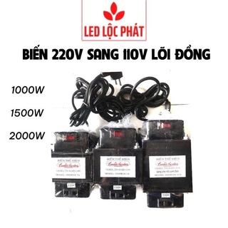 Bộ chuyển đổi nguồn 220v sang 110v và cục đổi nguồn điện 220v sang 110v 1000w 1500w 2000w