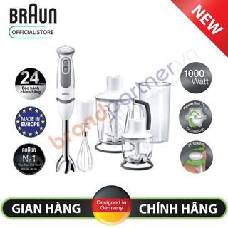 Máy Xay Cầm Tay Braun MQ5245 1000W; MQ5045 -Hàng Chính Hãng