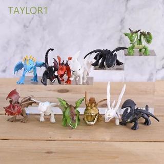 Set 12 mô hình nhân vật rồng phim hoạt hình Bí kíp luyện rồng Taylor1