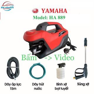 [ BH 24 THÁNG ] Máy rửa xe mini I Máy rửa xe cao áp YAMAHA 2800W HA889 - Có áp chống giật - Chống cháy