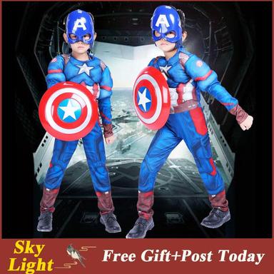 Trang phục hóa trang nhân vật Captain America siêu ngầu cho nam