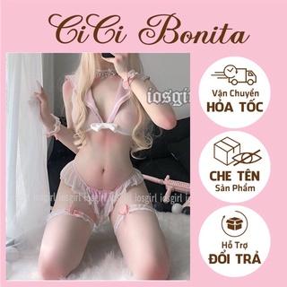 Bộ ngủ cosplay nữ sinh trung học set đồ ngủ 2 mảnh học sinh anime gợi cảm sexy CICI BONITA HCM CP17