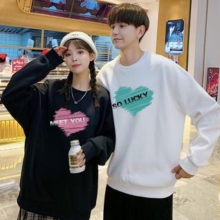 Áo nỉ Sweater đôi nam nữ form rộng , áo đôi nam nữ mùa đông kute