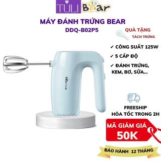 [Mã ELMALL61 giảm 6% đơn 300K] Máy Đánh Trứng, Kem Mini Cầm Tay Bear DDQ-B02P5_ Bảo Hành 18 Tháng