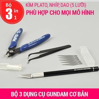 Bộ dụng cụ lắp ráp mô hình Gundam 3 in 1 chất liệu thép cao cấp