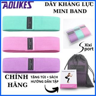 Dây Kháng Lực Vải AOLIKES, Mini Band Tập Chân Mông Tay RB3504 - Xixisport