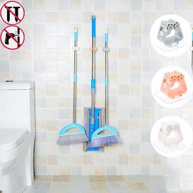 Bộ 5 Giá Đỡ Cây Lau Nhà Dán Tường Không Cần Khoan Siêu Chắc