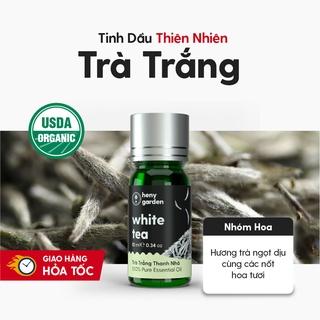 Tinh Dầu Trà Trắng Organic Thiên Nhiên Nguyên Chất Đậm Đặc Xông Thơm Phòng, Làm Nến Thơm HENY GARDEN