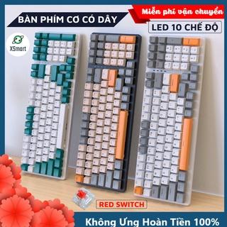 Bàn Phím Cơ Cao Cấp K3 Premium Gaming Nhiều Chế Độ Led Cực Đẹp, Trục Cơ Học Red Switch Dùng Cho Máy Tính, Laptop