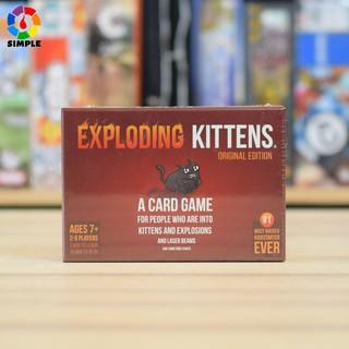 Exploding Kittens Card Board Game Bộ thẻ bài chơi game Mèo Nổ Tưng Bừng