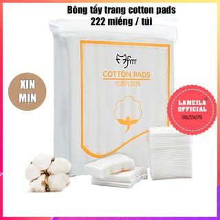 Bông tẩy trang 3 lớp Cotton Pads [Túi 222 miếng]