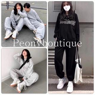 Set Nỉ Cosmos PEONYB Unisex [FREESHIP] 🌸 Bộ đồ quần ống boom áo dài tay hoodie form rộng nam nữ Ulzzang 🌸