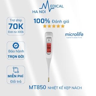 CẶP NHIỆT ĐỘ - NHIỆT KẾ KẸP NÁCH điện tử Microlife MT850 8 giây đầu dẻo đo thân nhiệt và môi trường Bảo hành trọn đời