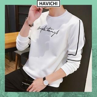 Áo thun nam tay dài 💝 áo thun sweater nam nữ dài tay unisex mùa thu đông phông nỉ ấm form rộng hàn quốc kute giá rẻ