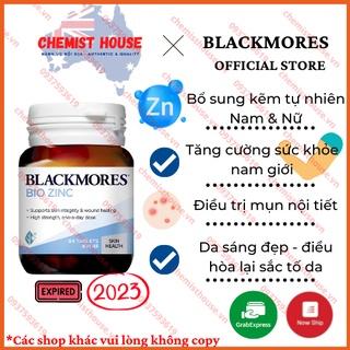 Viên uống bổ sung kẽm khỏe da - Blackmores Bio Zinc Hàng chuẩn nội địa Úc hàm lượng kẽm 125mg trở lên Date xa