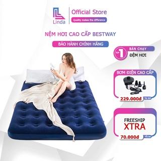 [Bảo hành 1 đổi 1] Nệm hơi Bestway đệm hơi cao cấp tặng bơm miếng vá Linda