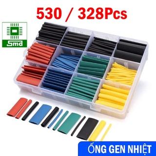 Bộ hỗn hợp 530 ống gen co nhiệt đầu nối dây điện/cáp tặng kèm hộp