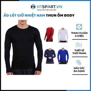 Áo Giữ Nhiệt Nam Thun Ôm Body Dài Tay Lót Trong Thể Thao Tập Gym Đá Bóng