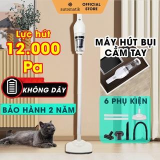 Máy Hút Bụi Cầm Tay Không Dây, Oto Xe Hơi, Gia Đình, Bàn Phím, Sofa, Nhà Cửa M08 - Automatik