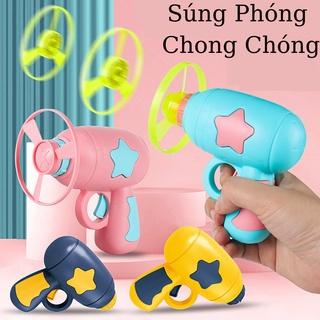 Đồ chơi súng bắn chong chóng, con quay phát sáng nhiều màu sắc cho bé