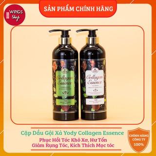 Cặp Dầu Gội Xả Yody Collagen 800ML |  Phục Hồi Tóc Khô Xơ, Chẻ Ngọn, Giảm Gãy Rụng | Hàng Chính Hãng