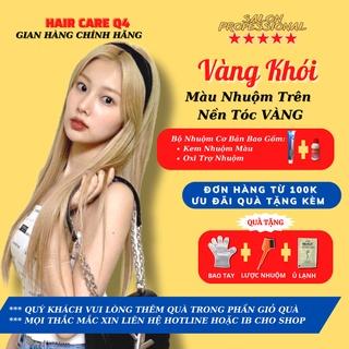 Thuốc Nhuộm Dưỡng Tóc Màu Vàng Khói Ánh Kim, Vàng Bơ Sữa Hot Trend Mùa Tết - Hair Care Q4