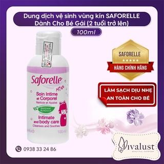 Dung Dịch Vệ Sinh SAFORELLE MISS dành cho bé gái từ 2 tuổi trở lên, hàng chính hãng Pháp (100ml/250ml)