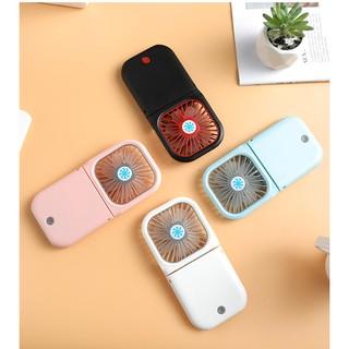 Quạt Đeo Cổ Mini F20 Tích Hợp Pin Sạc Khủng 3000mAh Có Cổng Sạc Cho Điện Thoại Chống Ồn 3 Mức Độ Gió Nhỏ Gọn Tiện Dụng