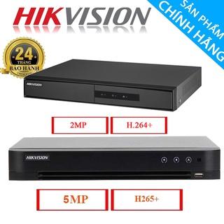 Đầu ghi hình 4/8 kênh HIKVISION Vỏ sắt 2MP/5MP chất lượng full 1080P/2k/3k, Hàng Chính Hãng 100%