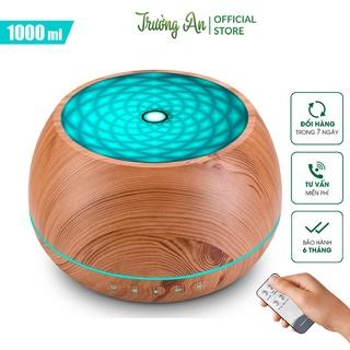 Máy Xông Tinh Dầu MKT2021, Bát Tiên 1000ml, Tặng kèm điều khiển, Tích Hợp Loa Bluetooth, Đèn LED 7 màu