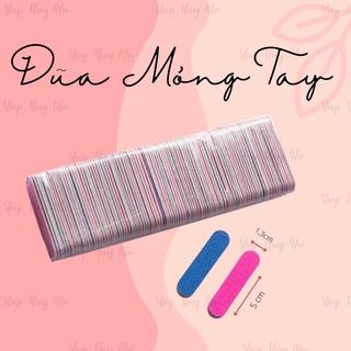 Set 100 cây dũa móng tay mini hỗ trợ làm Nail box dụng cụ làm móng tay nghệ thuật nail