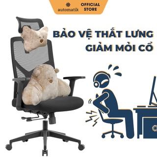 Gối Tựa Đầu Ô Tô, Tựa Lưng Cổ Hình Gấu Bông Cute, Đệm Dựa Ghế Văn Phòng, Trang Trí Sofa, Kê Đầu Giường- Automatik