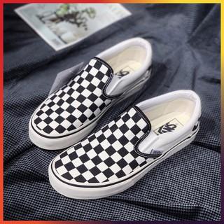 Giày Vans Caro - Giày Lười Slip On Nam Nữ Thể Thao Lót Da Cao Cấp 2021 G02